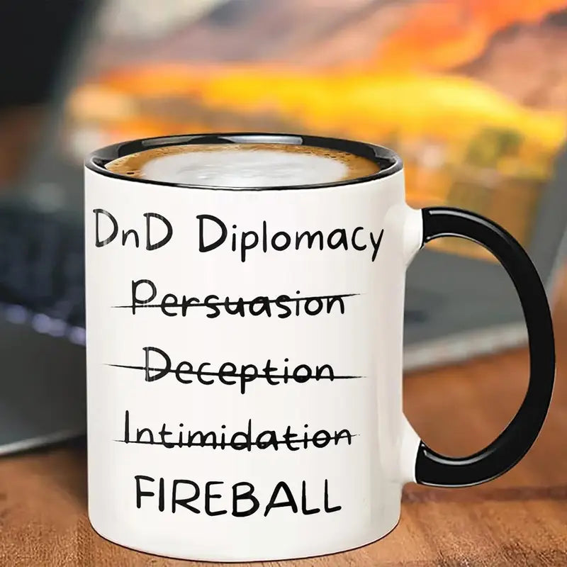 Kaffetasse "Fireball" | RPG Keramik Tasse