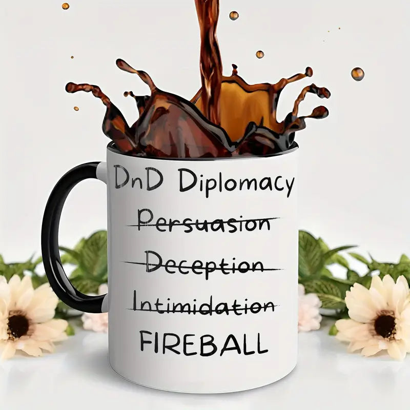 Kaffetasse "Fireball" | RPG Keramik Tasse
