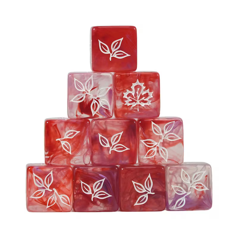 Druiden Wandel D6 Diceset | 10-teiliges Würfelset