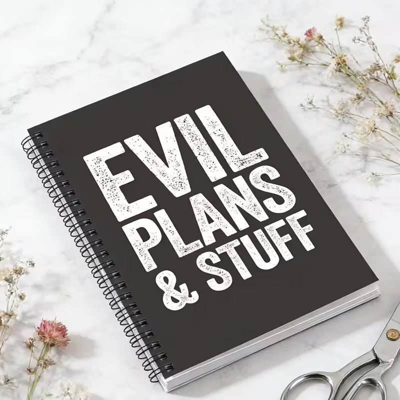 Evil Plans and Stuff | Notizbuch Notebook Din A5