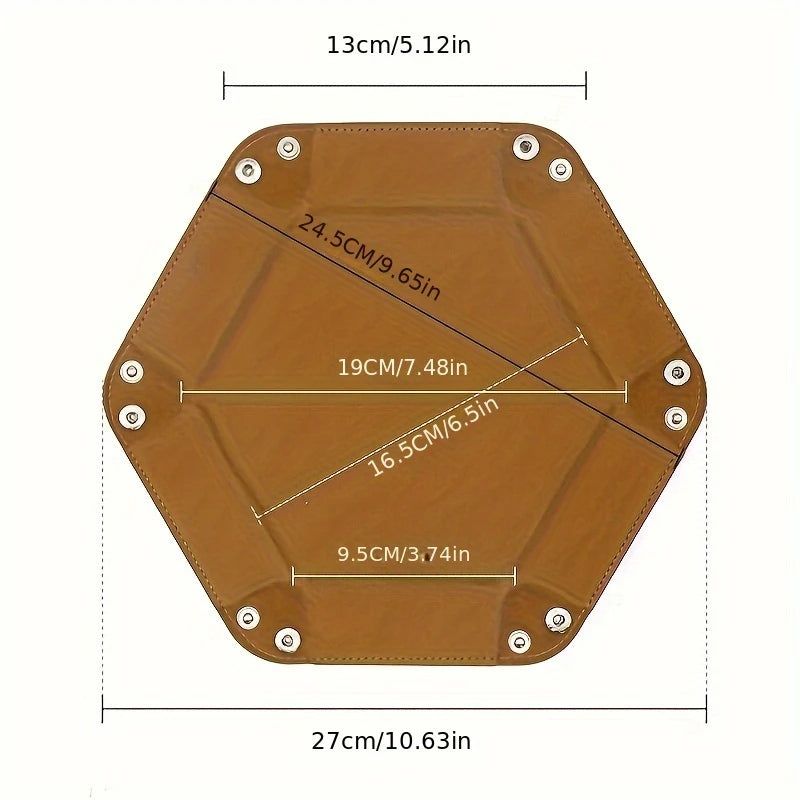 D20 Dicetray mit Kunstlederbezug | Würfelbox verschied. Farben
