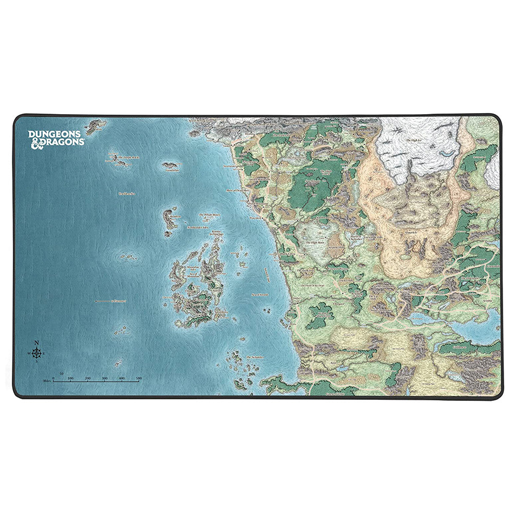 Dungeons & Dragons XL Mousepad Faerun Map | 800x460mm