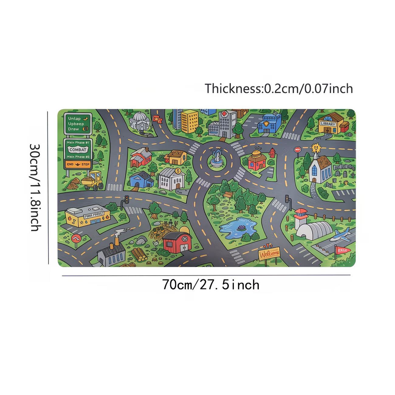 Spielstraße | Mauspad XXL Unterlage