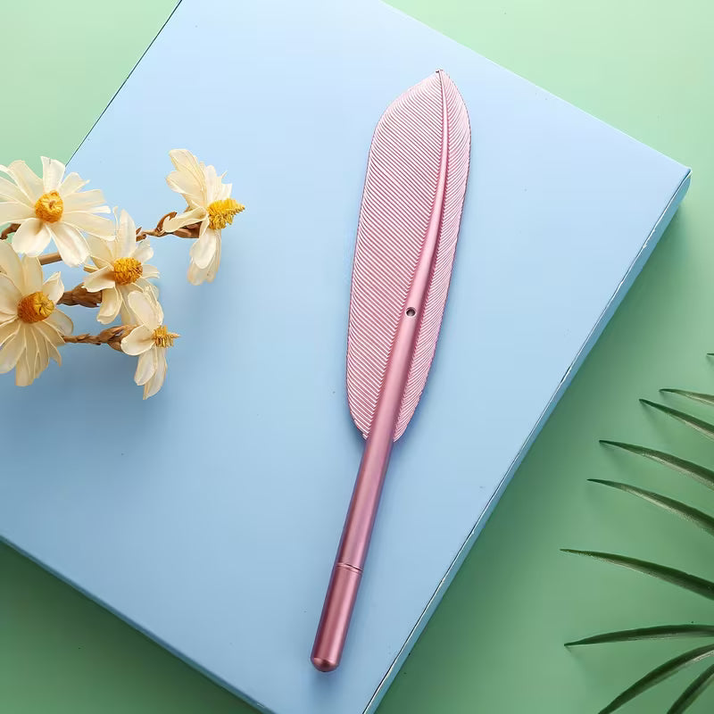 Feder Fantasy Gelstift  | Kunstoff - Aluminium - Nachfüllbar