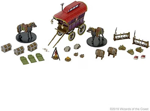 D&D Icons of the Realms: Monster Menagerie 2 - Adventurer's Camp Premium Set (Set 6)