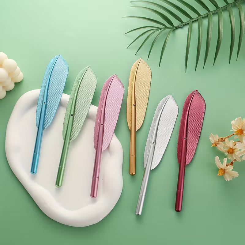 Feder Fantasy Gelstift  | Kunstoff - Aluminium - Nachfüllbar