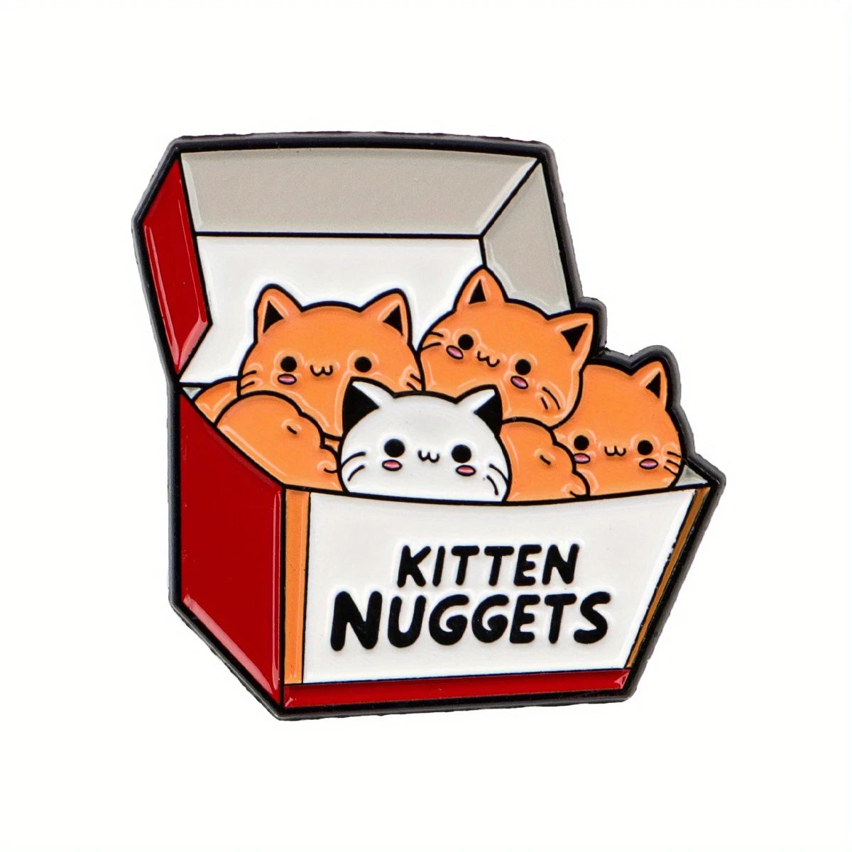 Kitten Nuggets | Katzen Anstecker Pin aus Metall
