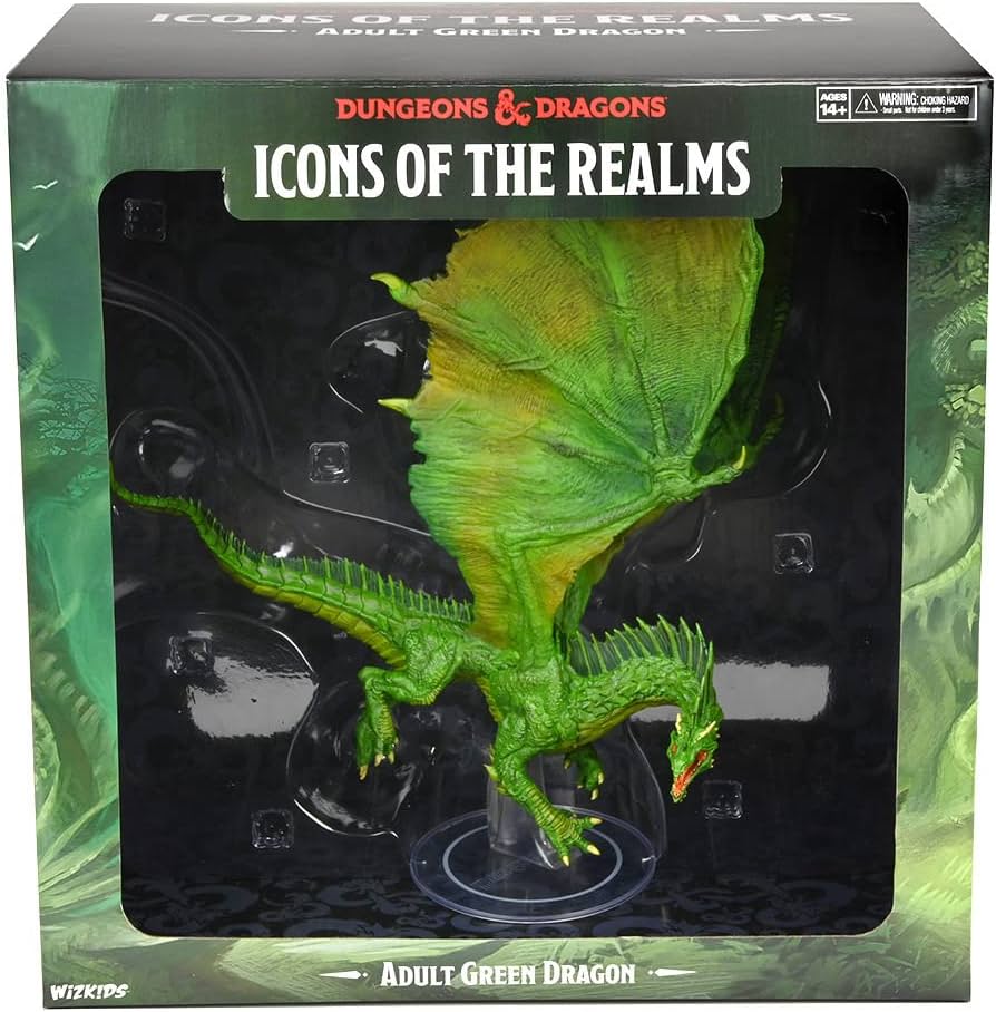 Adult Green Dragon - D&D Icons of the Realms Premium Figure