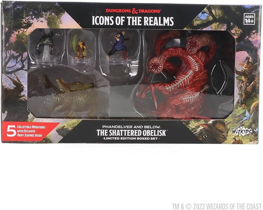 D&D Icons of the Realms Phandelver and Below: The Shattered Obelisk - Limited Edition Boxed Set - EN - Vorbemalt