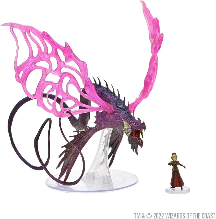 D&D Icons of the Realms: Spelljammer Adventures in Space - Adult Solar Dragon & Prince Xeleth Set 24