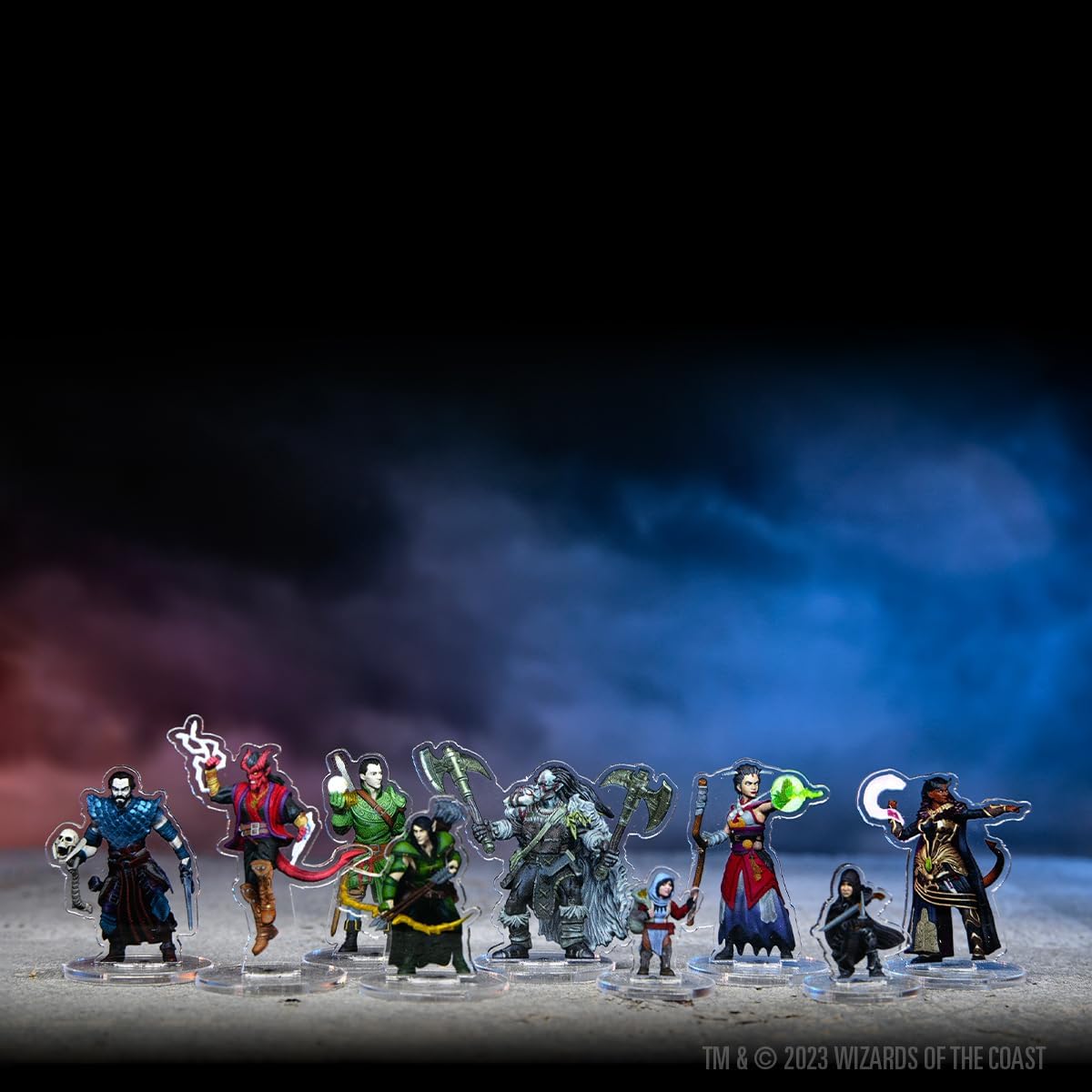 D&amp;D Idols of the Realms 2D Miniaturen: Wizards &amp; Warriors - 2D Set