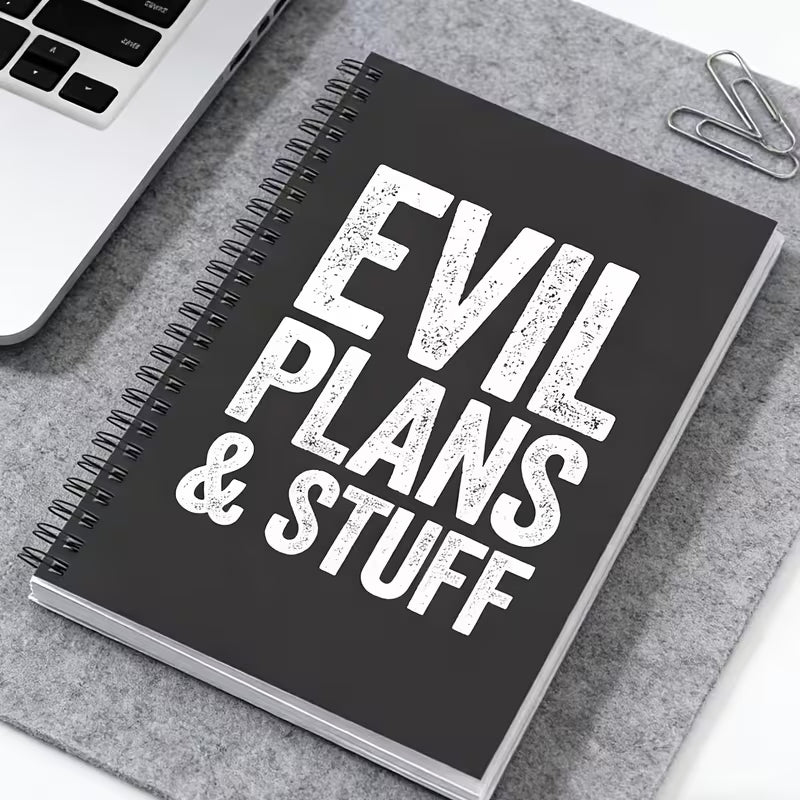 Evil Plans and Stuff | Notizbuch Notebook Din A5