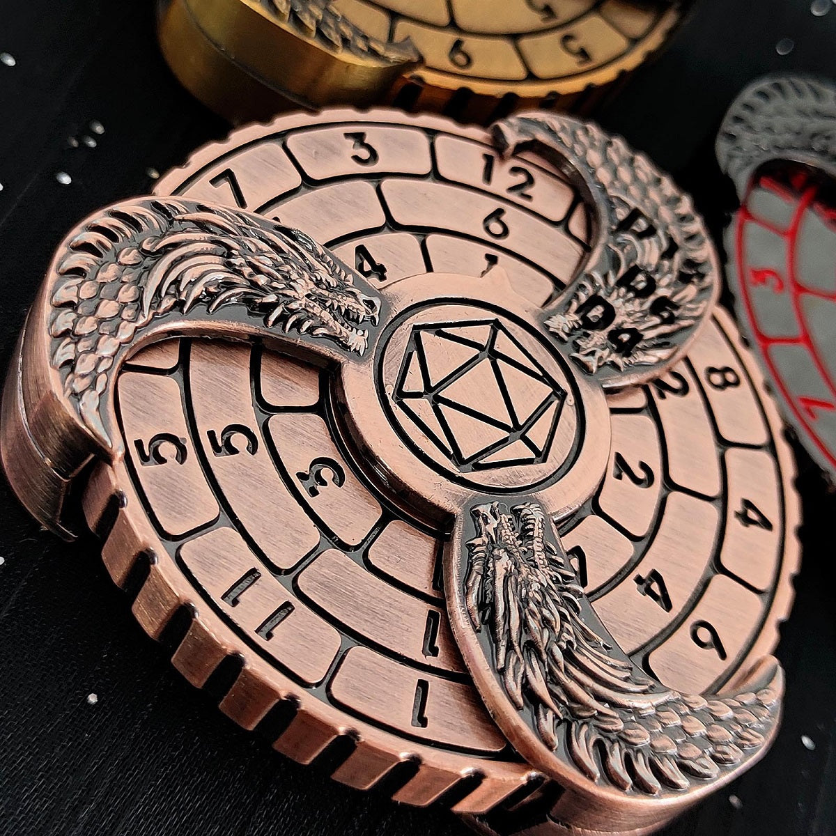 7-in-1 Metal Gyro-Würfel | Fidgetspinner