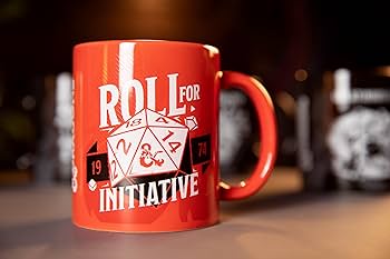 Dungeons & Dragons Tasse - Roll for Initiative