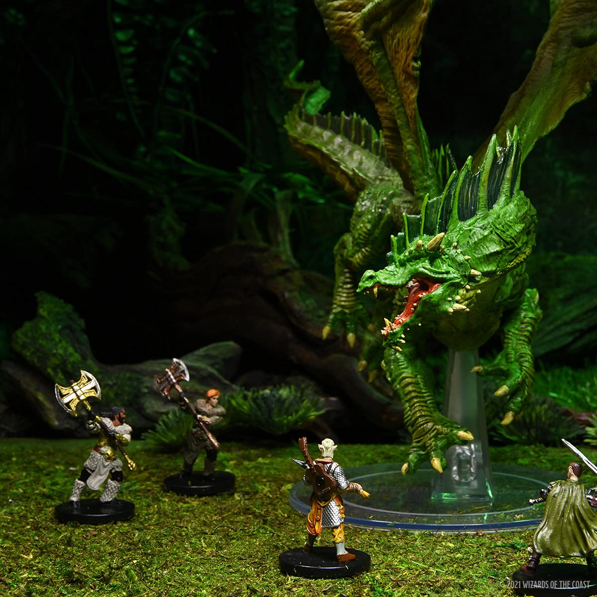 Adult Green Dragon - D&D Icons of the Realms Premium Figure
