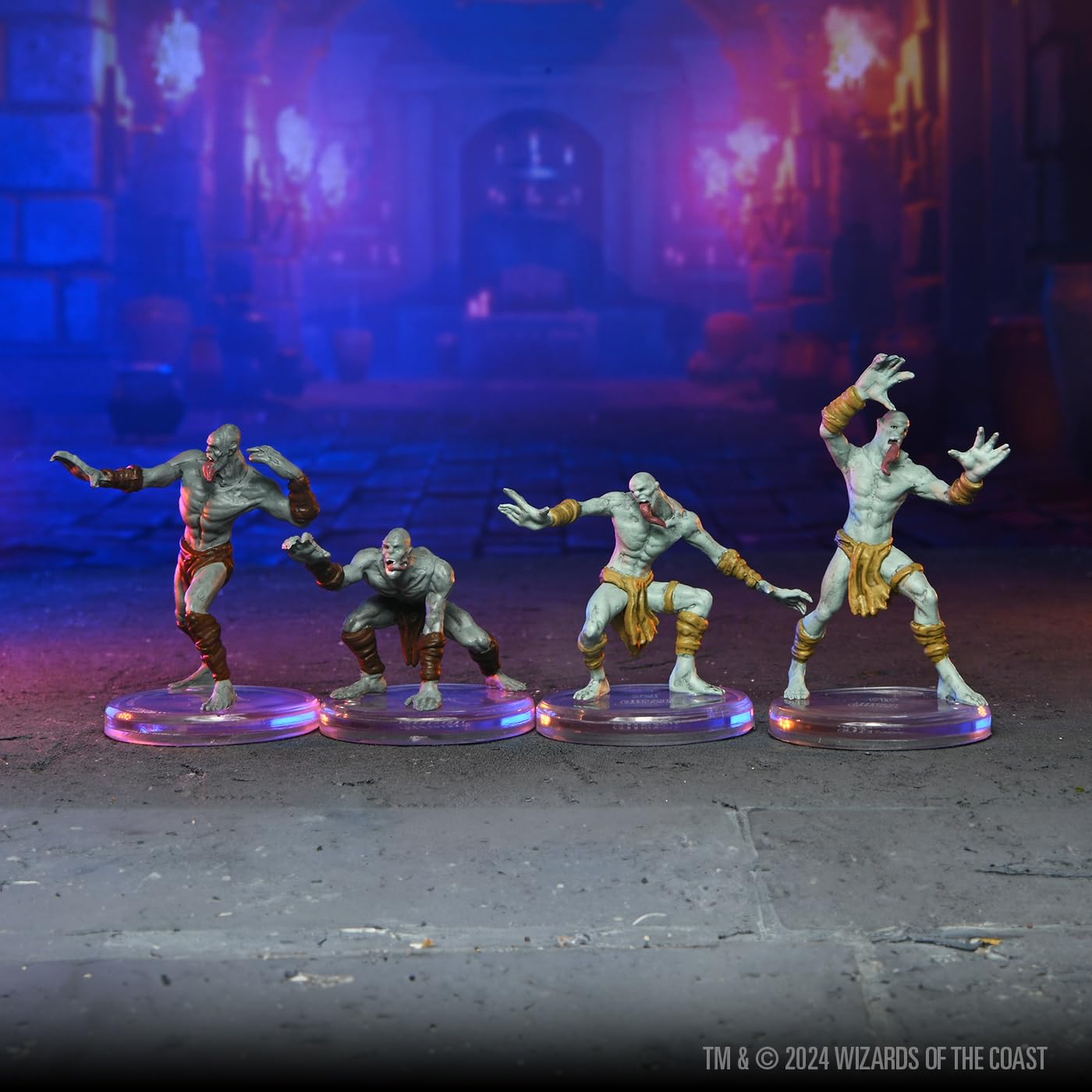 D&D Icons of the Realms: Undead Armies - Ghouls & Ghasts - vorbemalt