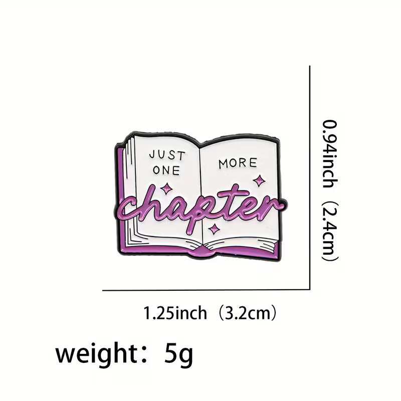 Just one more Chapter Bücher | Anstecker