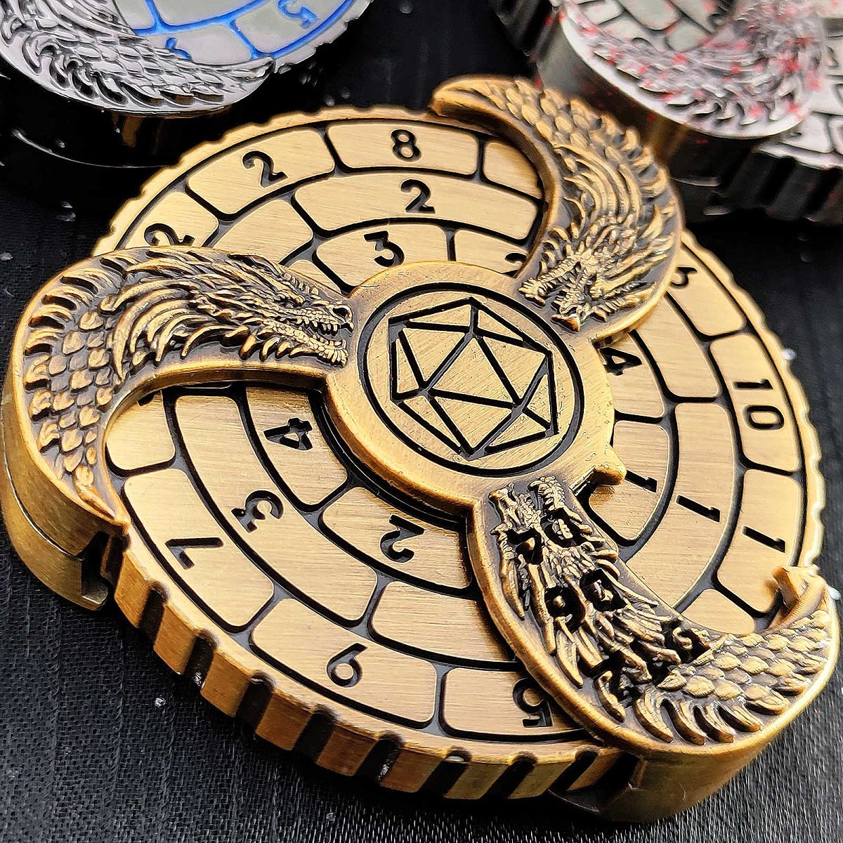 7-in-1 Metal Gyro-Würfel | Fidgetspinner