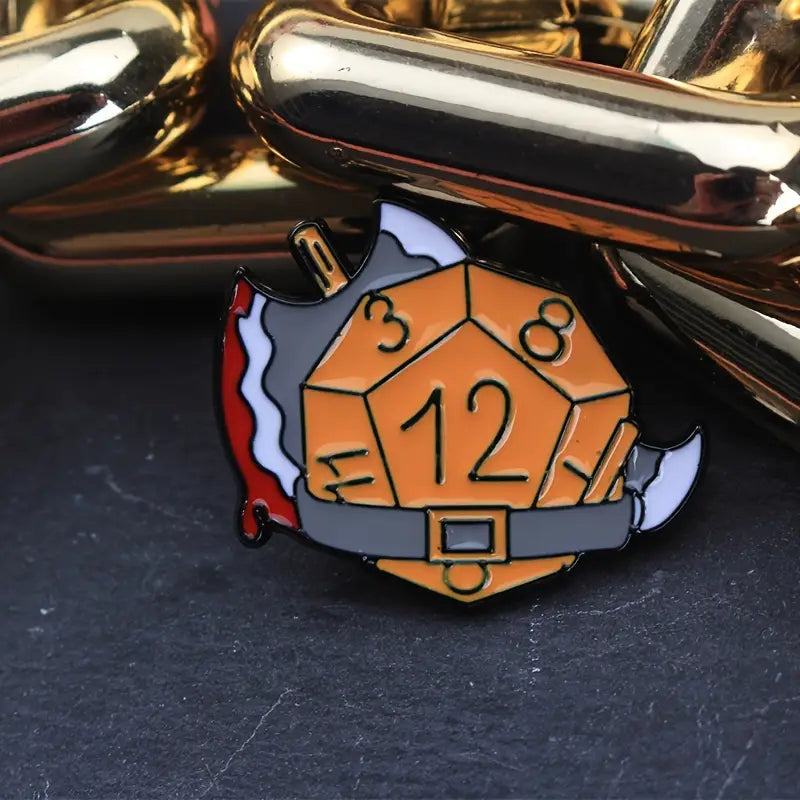 Anstecker Barbar | Fantasy Pin aus Metall