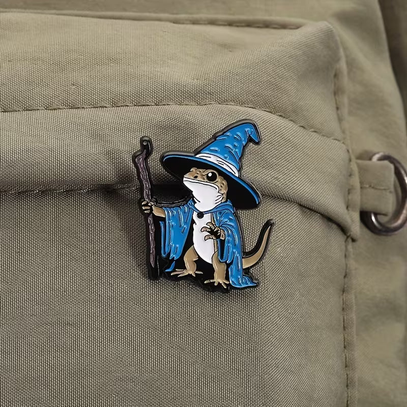 Lizard Wizard | Brosche | Anstecker