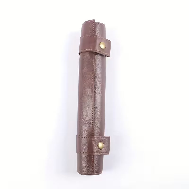 Dicetray Rolle mit Würfelfach | Würfelbox Braun PU Leder