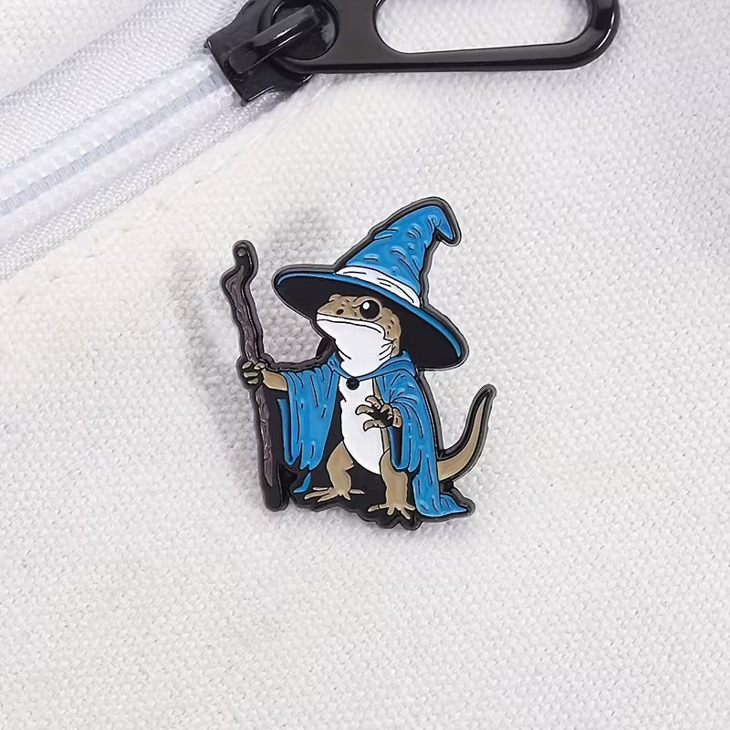 Lizard Wizard | Brosche | Anstecker