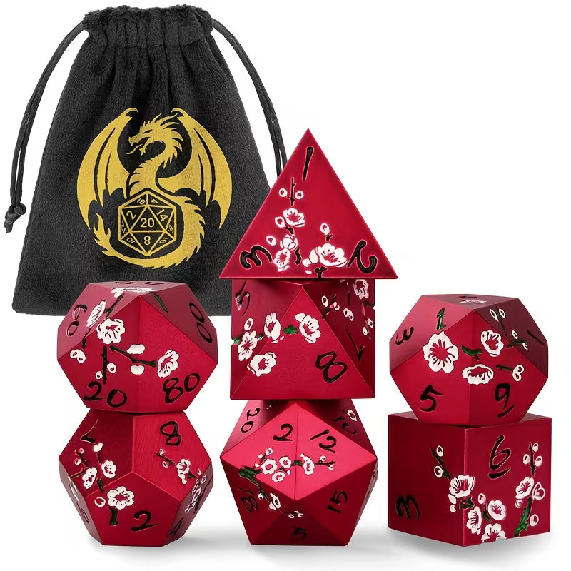 Blossom Sakura Würfelset | 7-teilig