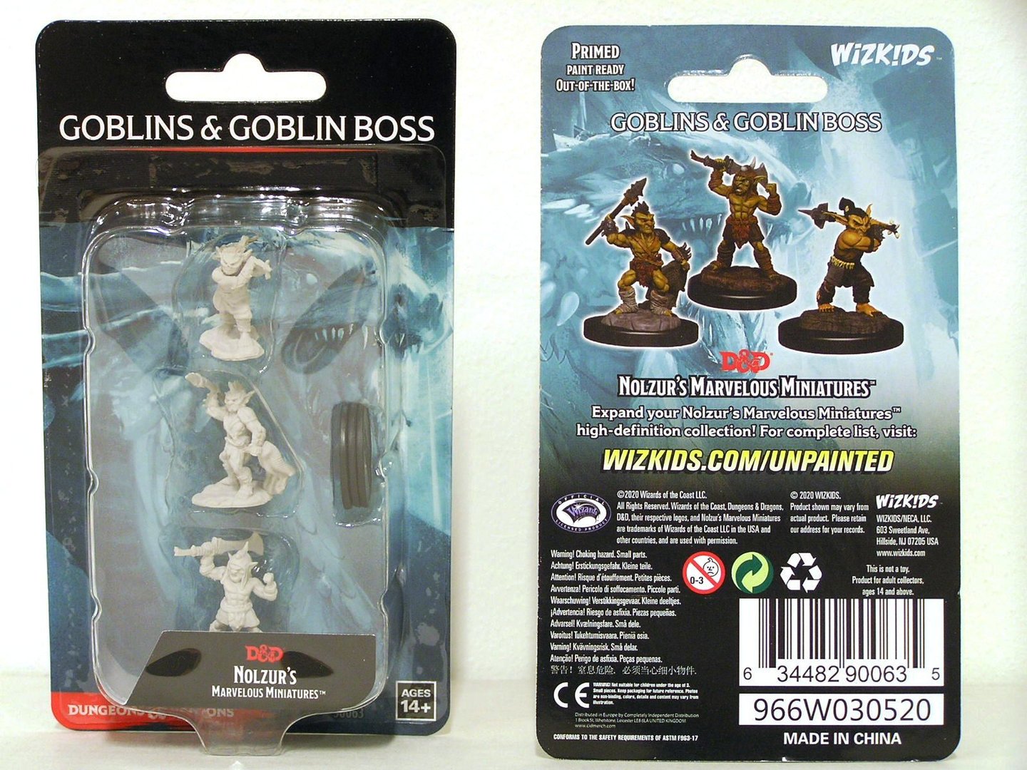 D&D Nolzur's Marvelous Unpainted Miniatures - Goblins & Goblin Boss