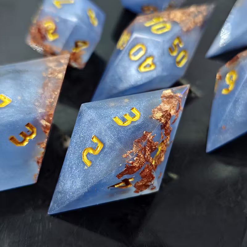 The Blue Moon | 7-teiliges Würfelset