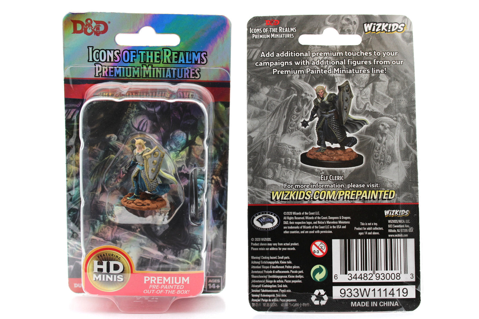 D&D Icons of the Realms Premium Figures: Elf Male Cleric