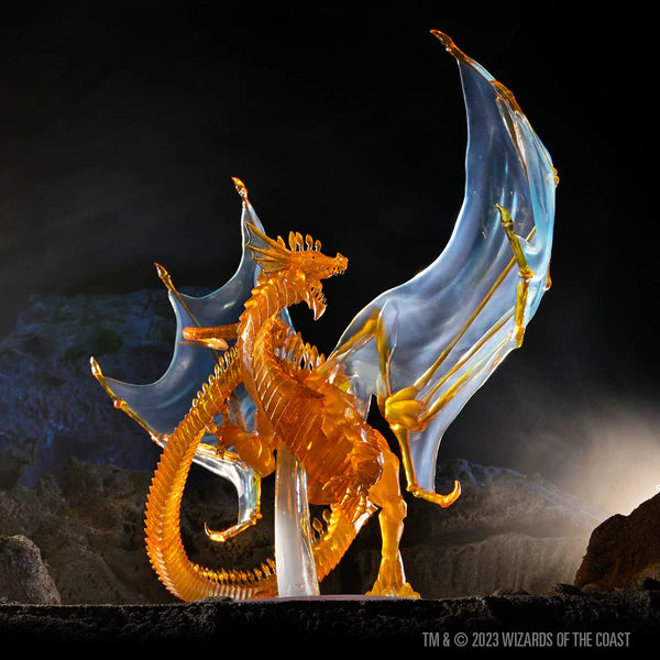 D&D Icons of the Realms: Adult Topaz Dragon | Miniatur