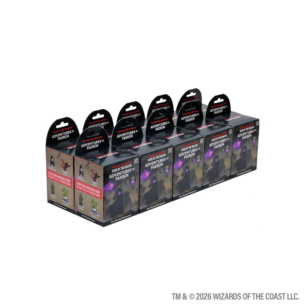 D&D Icons of the Realms: Adventures in Faerûn 10 ct. Booster Brick or Single Booster (Set 41) - EN