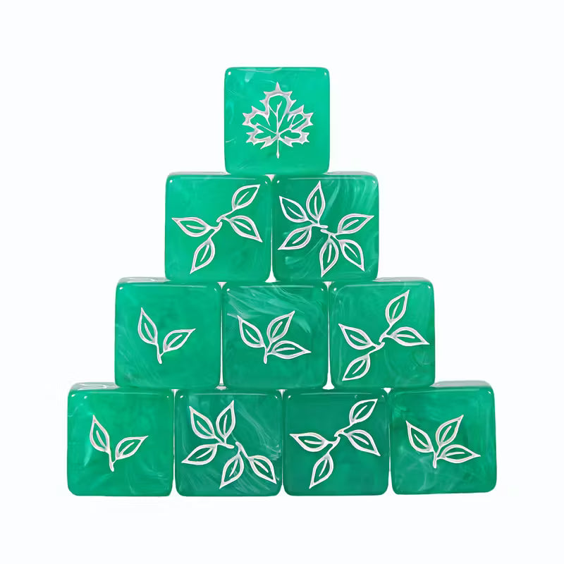 Druiden Wandel D6 Diceset | 10-teiliges Würfelset