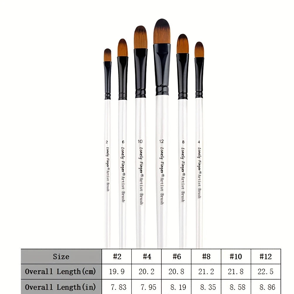 Drybrush Set 6-teilig "Lonely Fingers"