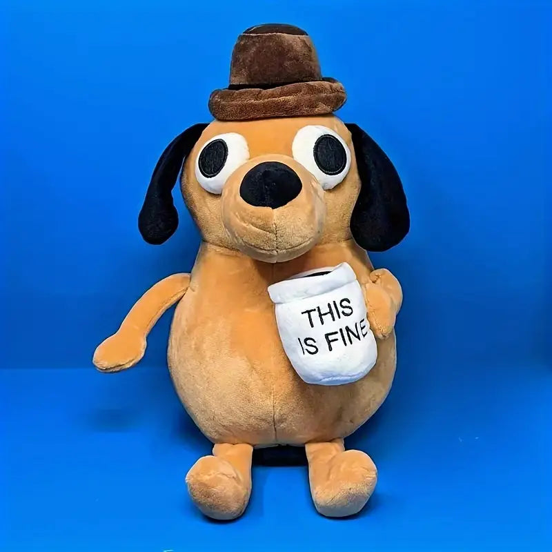This is fine Stofftier | Hunde Kuscheltier
