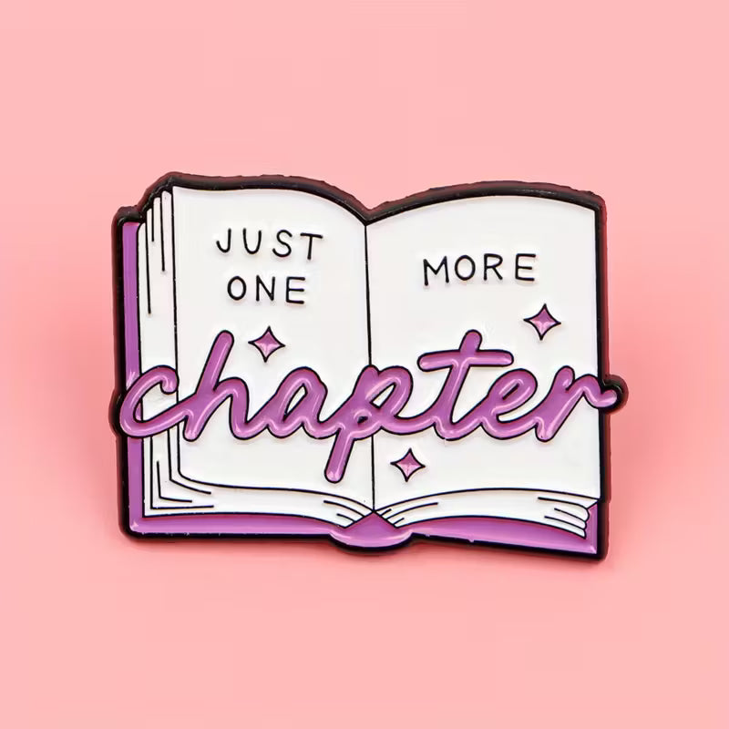 Just one more Chapter Bücher | Anstecker