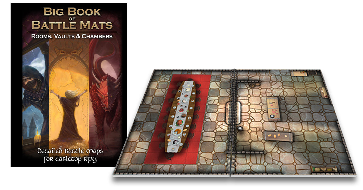 Big Book of Battle Mats: Rooms, Vaults & Chambers (A4)