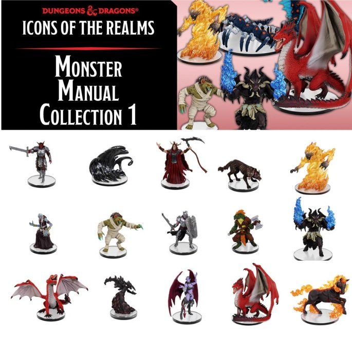 D&D Icons of the Realms: Monster Manual Collection 1 Booster Brick | NEU