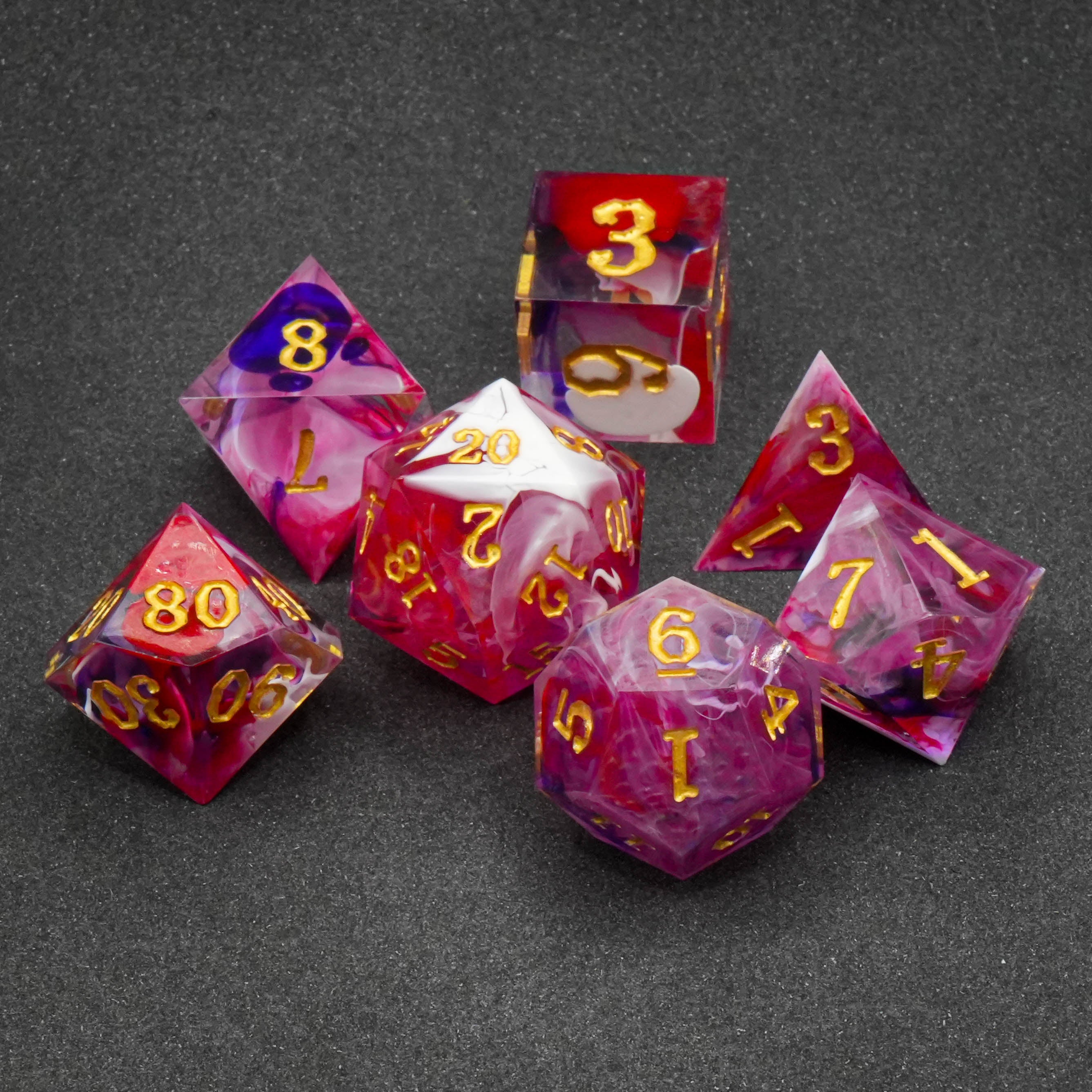 Delicious Arcane - Diceset | 7-teiliges Würfelset