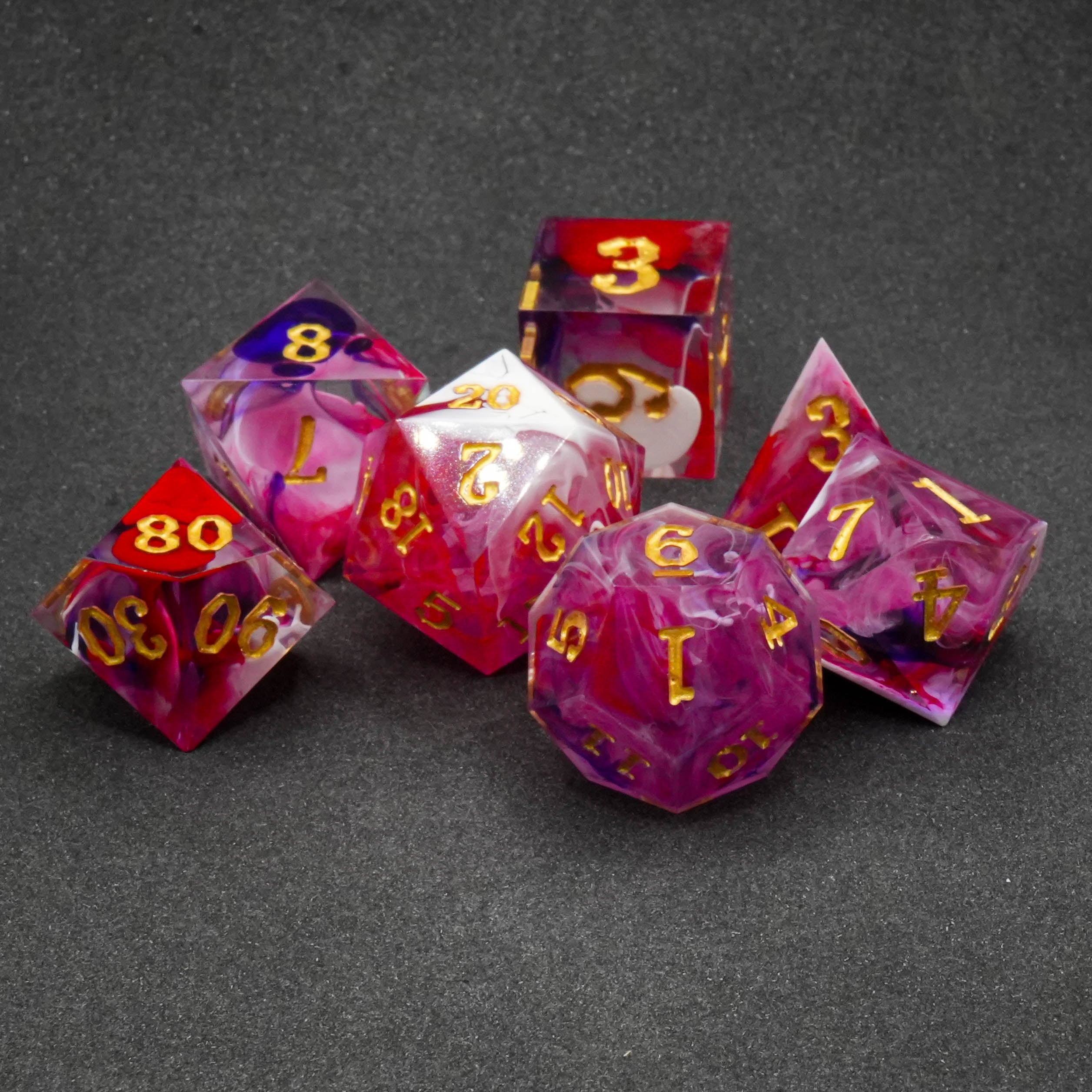 Delicious Arcane - Diceset | 7-teiliges Würfelset