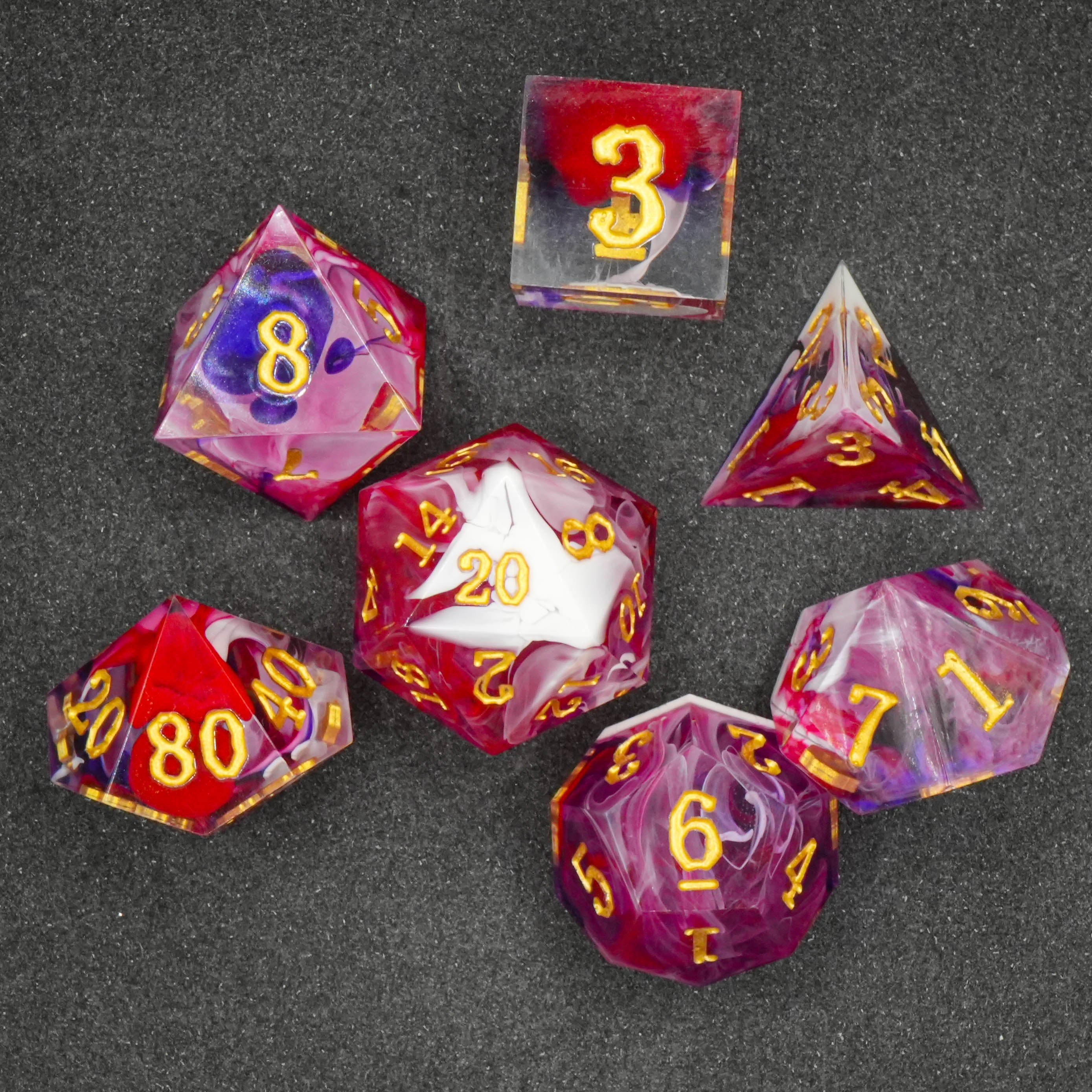 Delicious Arcane - Diceset | 7-teiliges Würfelset