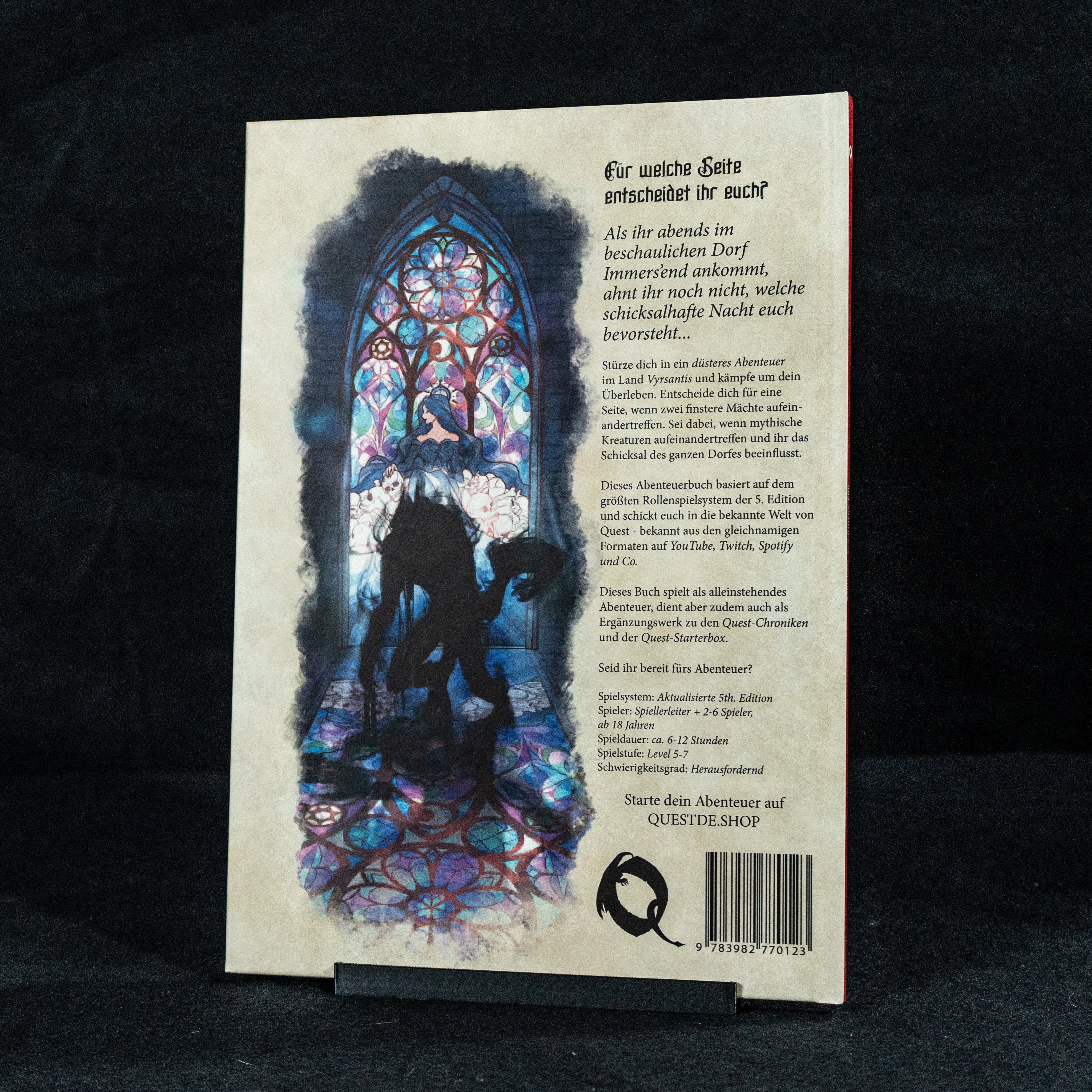 Das Schicksal von Immers´end |  Quest Exklusiv | 5th Edition Abenteuerbuch