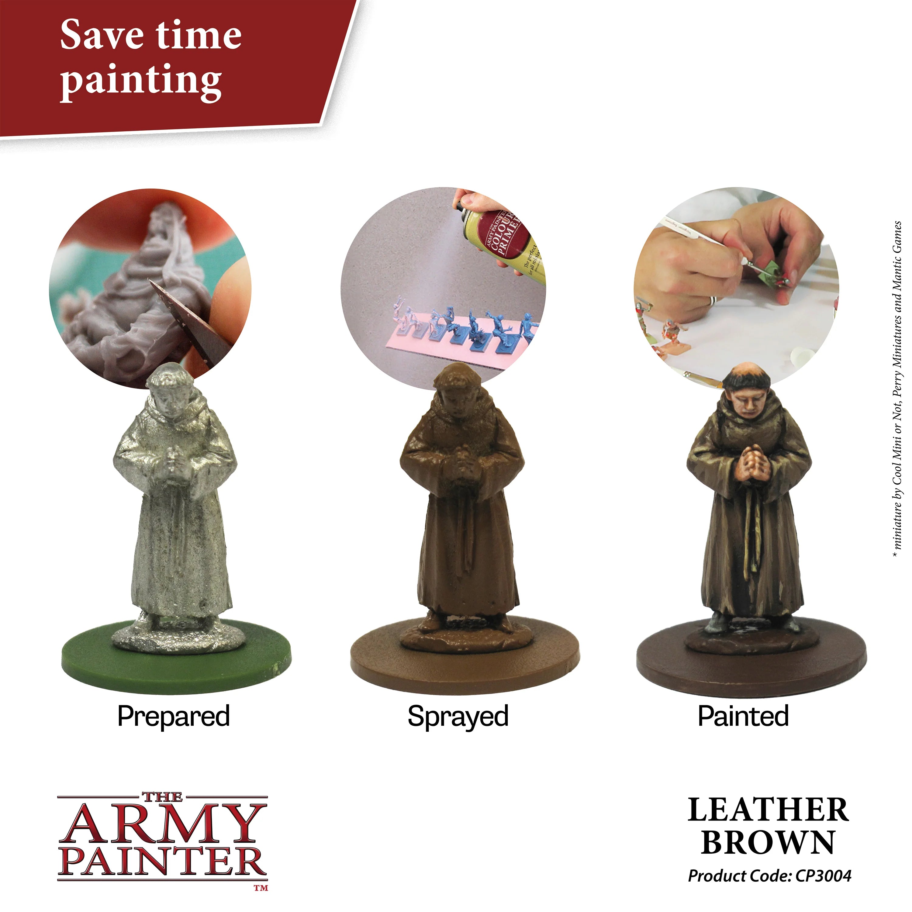 The Army Painter - Colour Primer - Leather Brown Grundierung