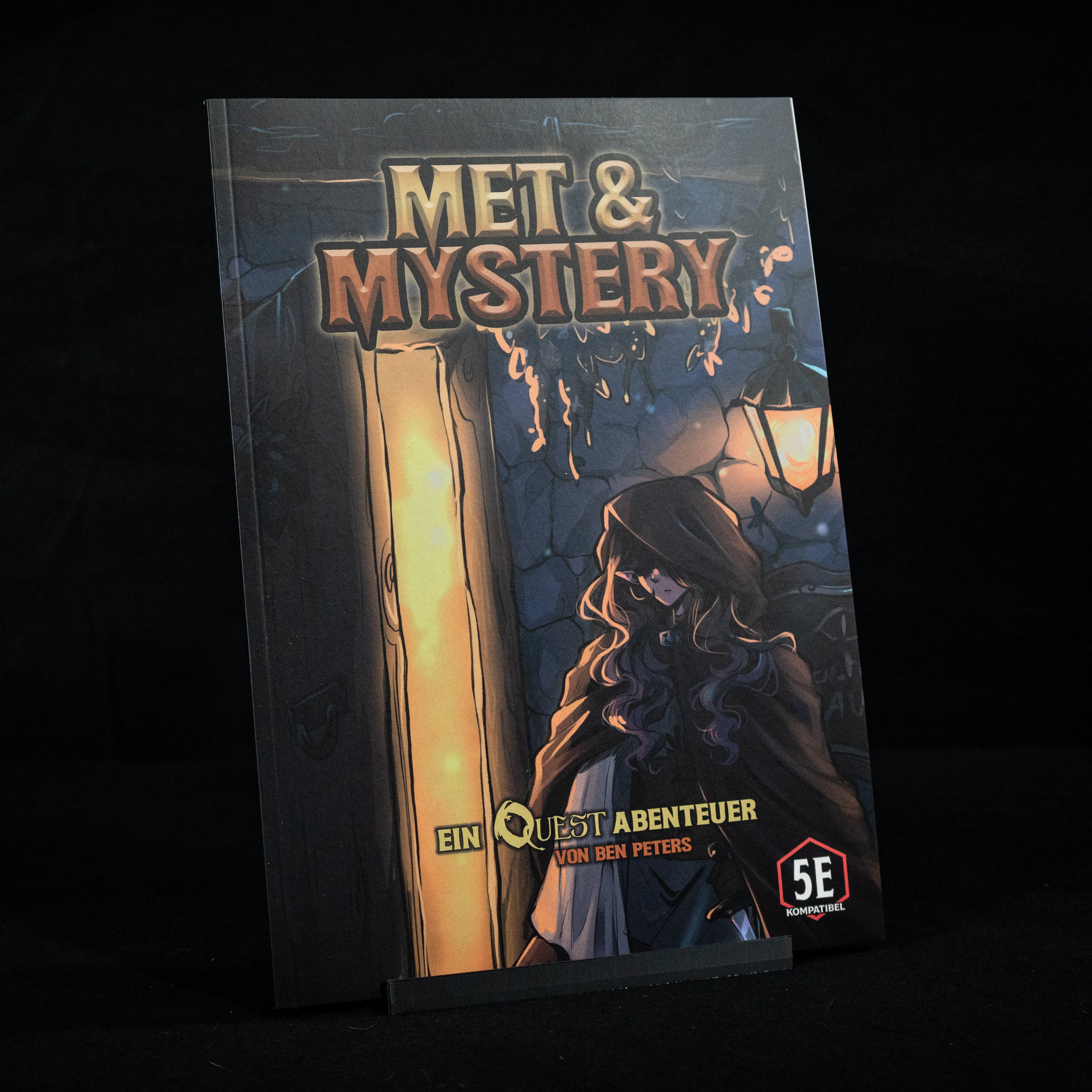Met & Mystery | Murder Mystery x Escape Room Abenteuer Buch Softcover | 5E + DIN A3 Eventposter