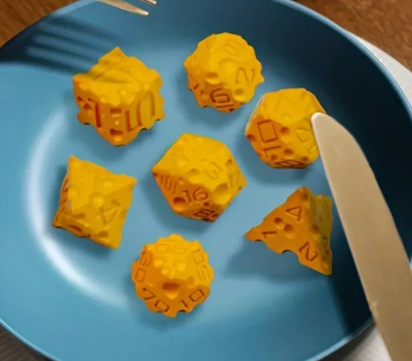 Käse Dice | 7 teiliges Würfelset