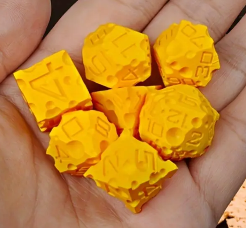 Käse Dice | 7 teiliges Würfelset