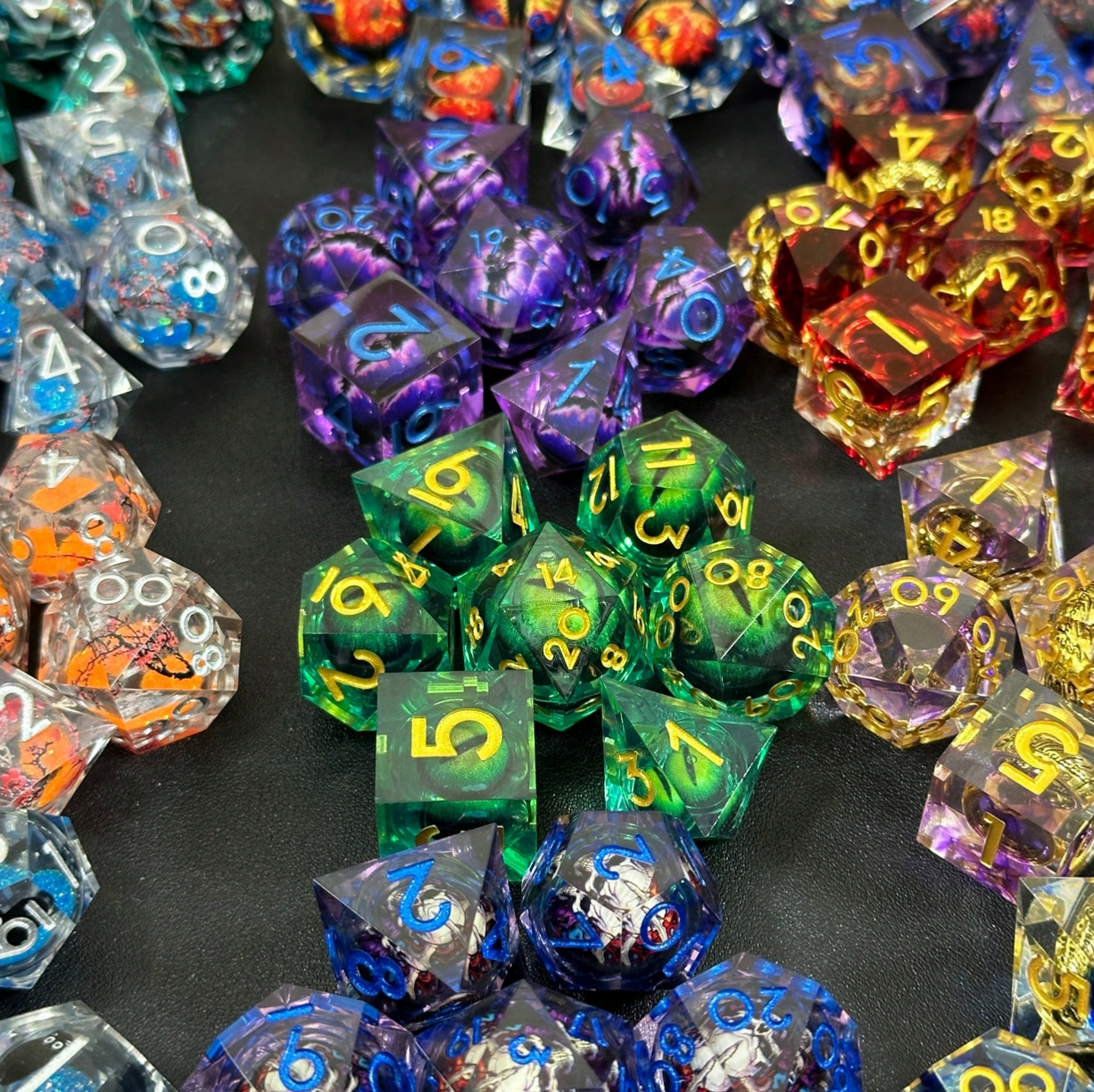 Premium Mystery Dice Set | 7 teiliges Würfelset