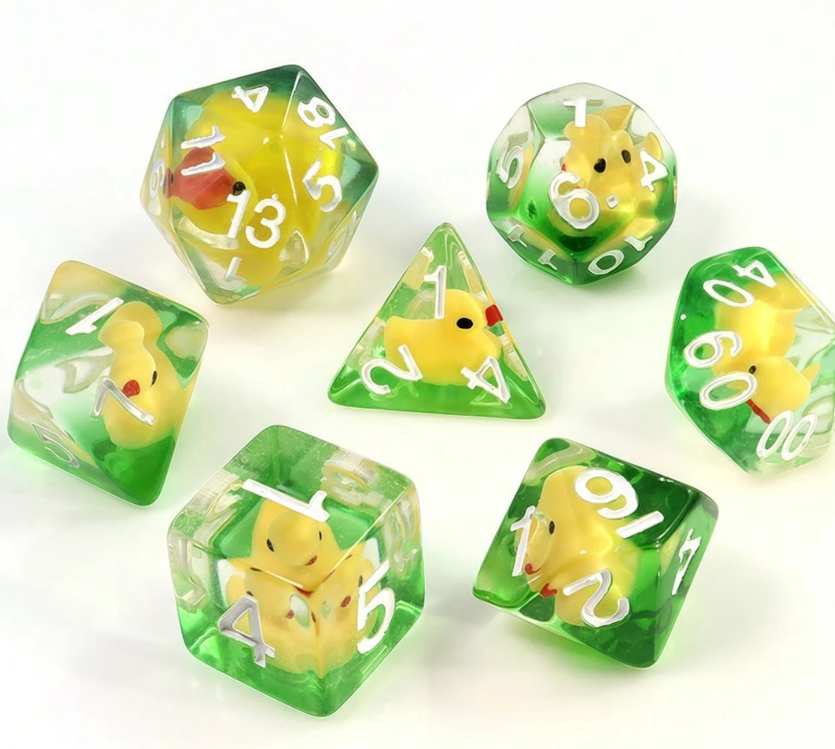 Ente! Diceset |  | 7 teiliges Würfelset