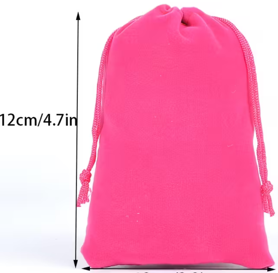 Pinker Würfelbeutel | 12cm x 10cm