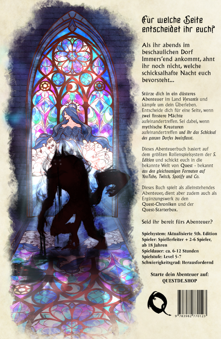 Das Schicksal von Immers´end |  Quest Exklusiv | 5th Edition Abenteuerbuch